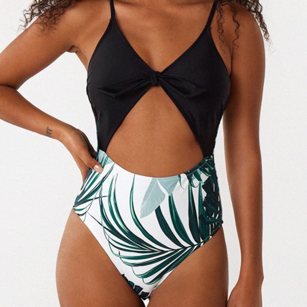 Cupshe tropical one piece